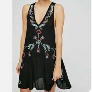 Free people black mini dress